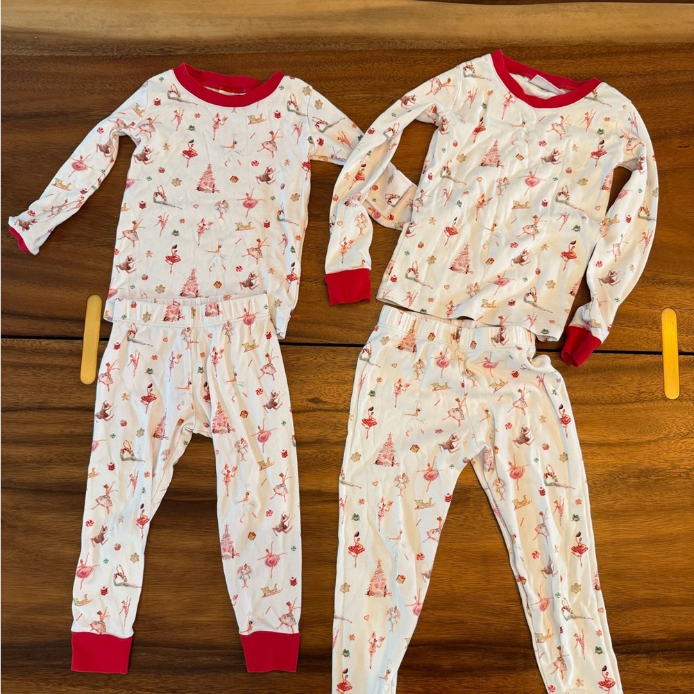 Lake Pajamas Christmas Fairy Sugarplum pants sets (2 available, size 3 and 5)